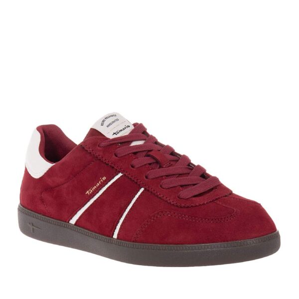 TAMARIS ΓΥΝΑΙΚΕΙΑ ΜΠΟΡΝΤΟ ΔΕΡΜΑΤΙΝΑ SNEAKERS