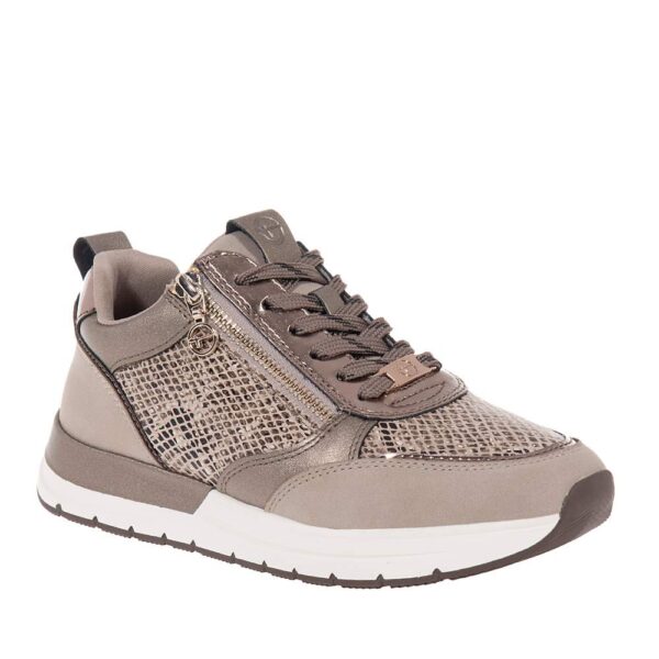 TAMARIS ΓΥΝΑΙΚΕΙΑ TAUPE SNEAKERS