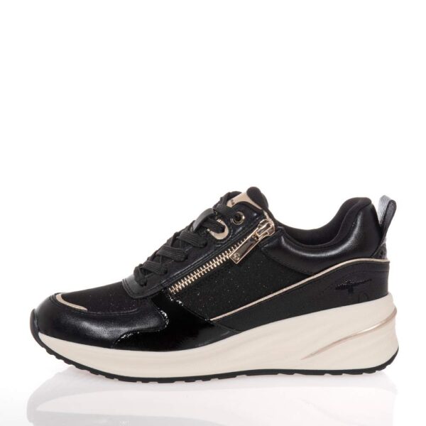 TAMARIS ΓΥΝΑΙΚΕΙΑ SNEAKERS ΜΕ ΠΛΑΤΦΟΡΜΑ ΜΑΥΡΑ