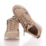 TAMARIS ΓΥΝΑΙΚΕΙΑ SNEAKERS ΜΕ ΠΛΑΤΦΟΡΜΑ ΜΠΕΖ