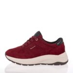 TAMARIS ΓΥΝΑΙΚΕΙΑ SNEAKERS ΔΕΡΜΑΤΙΝΑ ΜΠΟΡΝΤΟ