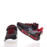 BULL BOYS ΠΑΙΔΙΚΑ SNEAKERS ΜΕ ΦΩΤΑΚΙΑ ΜΑΥΡΑ