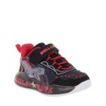 BULL BOYS ΠΑΙΔΙΚΑ SNEAKERS ΜΕ ΦΩΤΑΚΙΑ ΜΑΥΡΑ