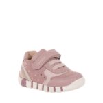 GEOX B IUPIDOO ΠΑΙΔΙΚΑ SNEAKERS ΜΕ VELCRO ΡΟΖ