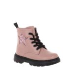 GEOX B KIDDARTAH ΠΑΙΔΙΚΑ ΔΕΡΜΑΤΙΝΑ ΜΠΟΤΑΚΙΑ ΡΟΖ