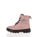 GEOX B KIDDARTAH ΠΑΙΔΙΚΑ ΔΕΡΜΑΤΙΝΑ ΜΠΟΤΑΚΙΑ ΡΟΖ