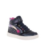 GEOX J SKYLIN ΠΑΙΔΙΚΑ ΜΠΟΤΑΚΙΑ ΜΕ ΦΩΤΑΚΙΑ ΜΠΛΕ