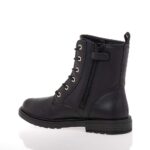 GEOX J ECLAIR ΠΑΙΔΙΚΑ ΜΠΟΤΑΚΙΑ ΜΑΥΡΑ