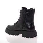 GEOX J MAQUINNENS C ΠΑΙΔΙΚΑ ΜΠΟΤΑΚΙΑ ΜΑΥΡΑ