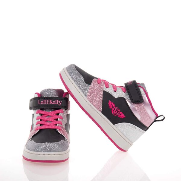 LELLI KELLY GAIA ΠΑΙΔΙΚΑ HIGH SNEAKERS ΜΑΥΡΑ