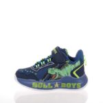 BULL BOYS ΠΑΙΔΙΚΑ SNEAKERS ΜΕ ΦΩΤΑΚΙΑ ΜΠΛΕ