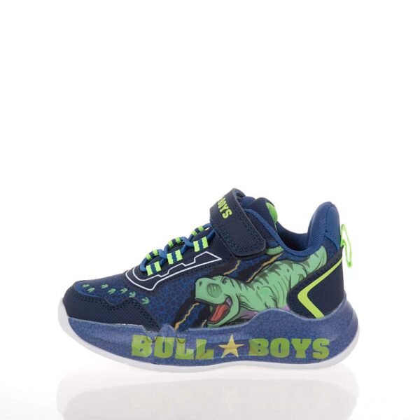 BULL BOYS ΠΑΙΔΙΚΑ SNEAKERS ΜΕ ΦΩΤΑΚΙΑ ΜΠΛΕ