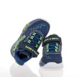 BULL BOYS ΠΑΙΔΙΚΑ SNEAKERS ΜΕ ΦΩΤΑΚΙΑ ΜΠΛΕ