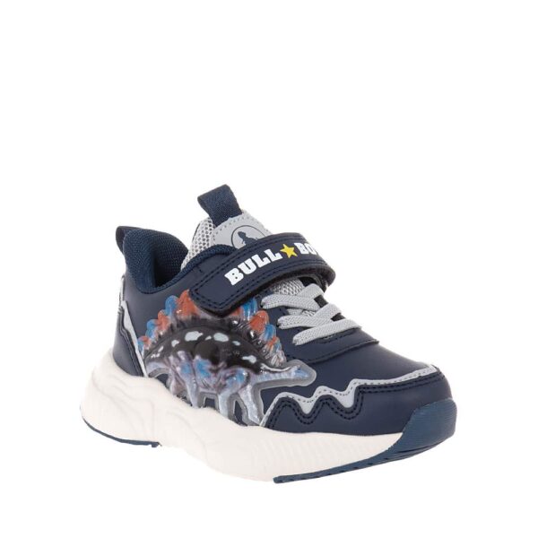 BULL BOYS ΠΑΙΔΙΚΑ HIGH SNEAKERS ΜΕ ΦΩΤΑΚΙΑ ΜΠΛΕ