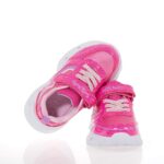 LELLI KELLY DORA ΠΑΙΔΙΚΑ SNEAKERS ΜΕ ΦΩΤΑΚΙΑ ΦΟΥΞΙΑ
