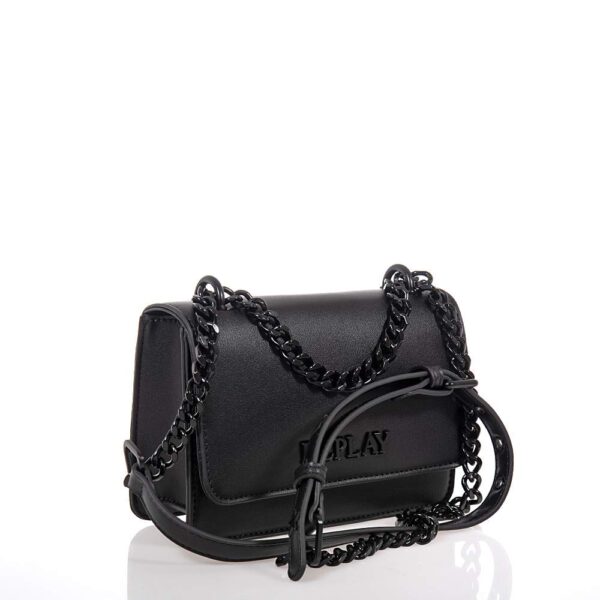REPLAY ΓΥΝΑΙΚΕΙΑ CROSSBODY ΤΣΑΝΤΑ ΜΑΥΡΗ