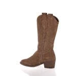 TAMARIS ΓΥΝΑΙΚΕΙΕΣ ΔΕΡΜΑΤΙΝΕΣ ΜΠΟΤΕΣ COWBOY ΚΑΦΕ