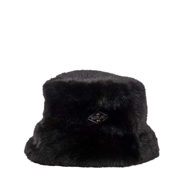 REPLAY ΓΥΝΑΙΚΕΙΟ ΓΟΥΝΙΝΟ ΚΑΠΕΛΟ BUCKET ΜΑΥΡΟ