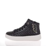 GEOX J MIKIROSHI ΠΑΙΔΙΚΑ SNEAKERS HIGH ΜΑΥΡΑ