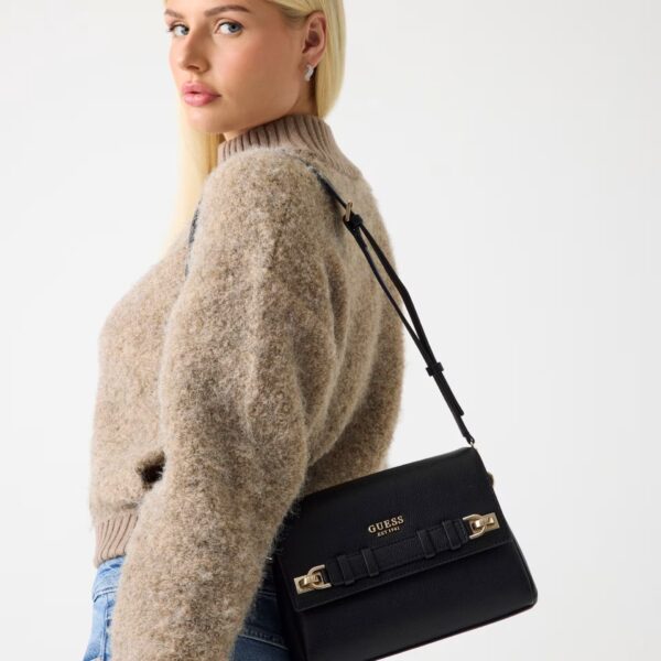 GUESS GREGORIA ΓΥΝΑΙΚΕΙΑ CROSSBODY ΜΑΥΡΗ