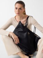 GUESS ECO VICTTORIA ΓΥΝΑΙΚΕΙΑ SHOPPER ΤΣΑΝΤΑ ΜΑΥΡΗ