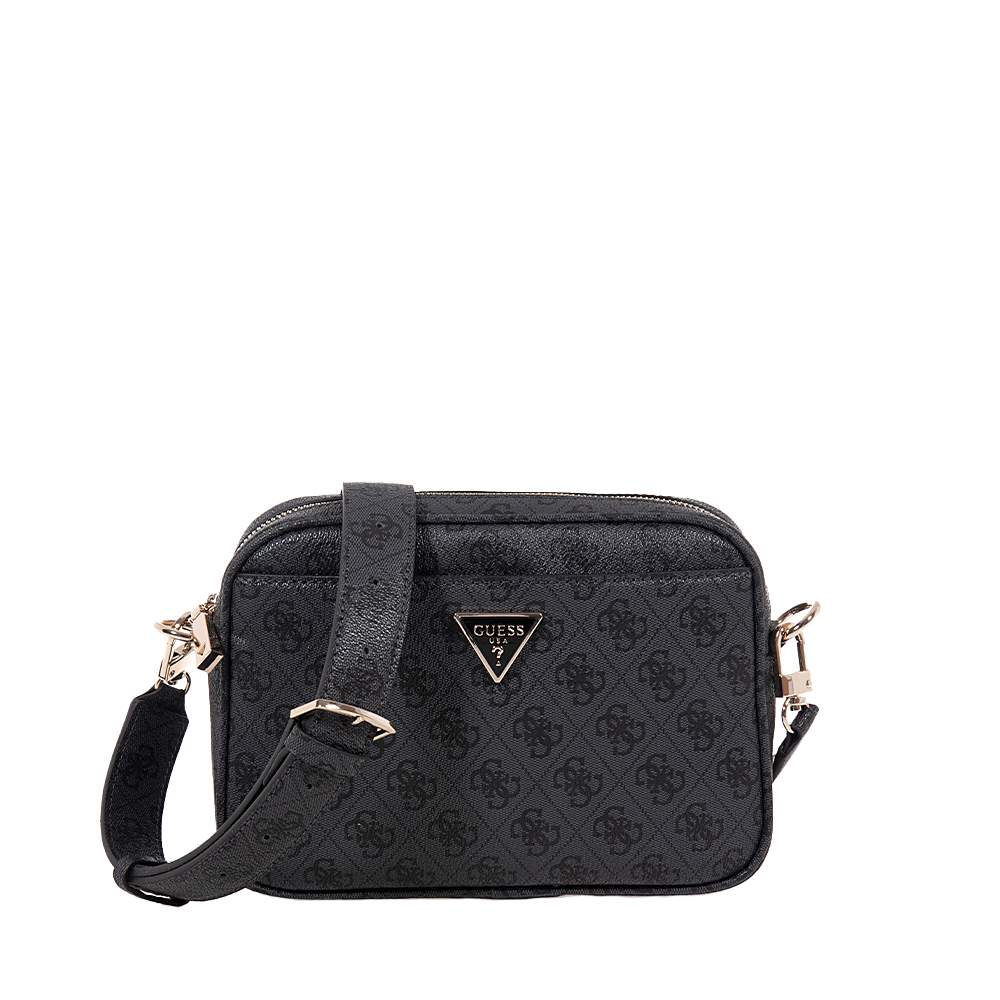 GUESS MERIDIAN II ΓΥΝΑΙΚΕΙΑ CROSSBODY CAMERA BAG ΑΝΘΡΑΚΙ GUESS MERIDIAN II ΓΥΝΑΙΚΕΙΑ CROSSBODY CAMERA BAG ΑΝΘΡΑΚΙ