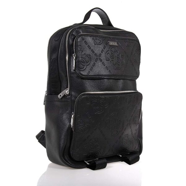 GUESS BOSTON SQUARED ΑΝΔΡΙΚΟ BACKPACK ΜΑΥΡΟ