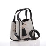 GUESS NICOLETTE ΓΥΝΑΙΚΕΙΑ ΤΣΑΝΤΑ ΧΕΙΡΟΣ ΕΚΡΟΥ-ΜΑΥΡΗ