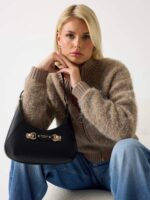 GUESS MIMINA ΓΥΝΑΙΚΕΙΑ ΤΣΑΝΤΑ ΩΜΟΥ ΜΑΥΡΗ