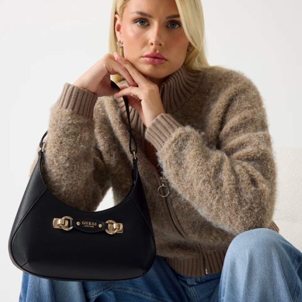 GUESS MIMINA ΓΥΝΑΙΚΕΙΑ ΤΣΑΝΤΑ ΩΜΟΥ ΜΑΥΡΗ