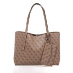 GUESS BRENTON ΓΥΝΑΙΚΕΙΑ SHOPPER ΤΣΑΝΤΑ ΜΠΕΖ