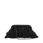 GUESS ZALINA ΓΥΝΑΙΚΕΙΟ FRAME CLUTCH ΜΑΥΡΟ