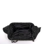 GUESS ZALINA ΓΥΝΑΙΚΕΙΟ FRAME CLUTCH ΜΑΥΡΟ