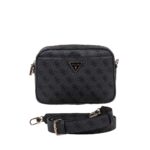 GUESS MERIDIAN II ΓΥΝΑΙΚΕΙΑ CROSSBODY CAMERA BAG ΑΝΘΡΑΚΙ