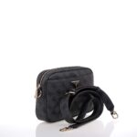 GUESS MERIDIAN II ΓΥΝΑΙΚΕΙΑ CROSSBODY CAMERA BAG ΑΝΘΡΑΚΙ