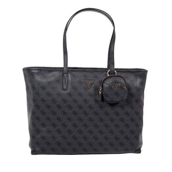 GUESS POWER PLAY II LARGE ΓΥΝΑΙΚΕΙΑ ΤΣΑΝΤΑ ΩΜΟΥ ΑΝΘΡΑΚΙ