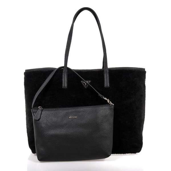 GUESS VICTTORIA LARGE ΓΥΝΑΙΚΕΙΑ SHOPPER ΤΣΑΝΤΑ ΜΑΥΡΗ