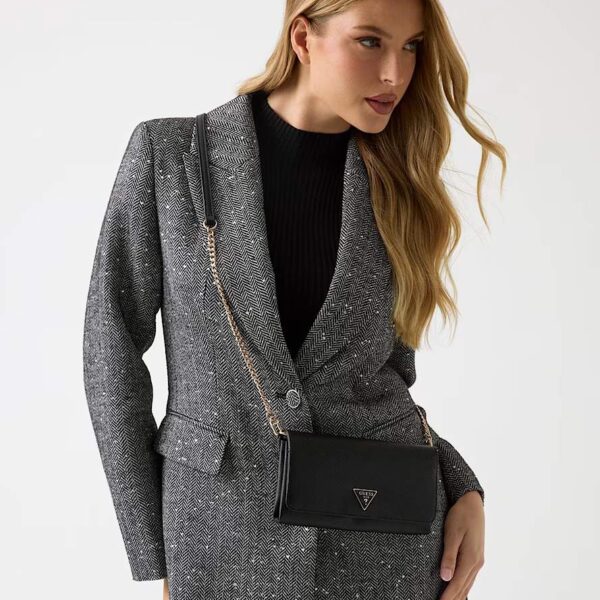 GUESS NOELLE II ΓΥΝΑΙΚΕΙΑ CROSSBODY ΜΑΥΡΗ