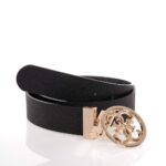 GUESS NOELLE ΓΥΝΑΙΚΕΙΑ ΖΩΝΗ ΑΝΘΡΑΚΙ-ΜΑΥΡΗ