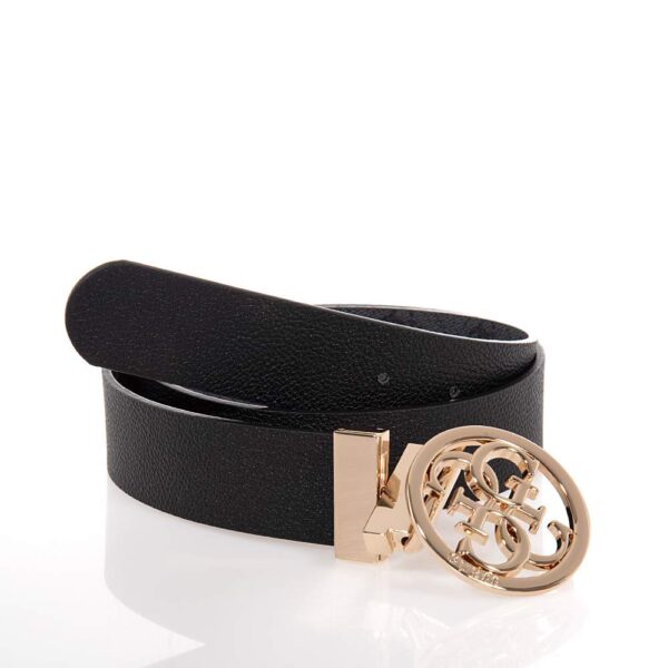 GUESS NOELLE ΓΥΝΑΙΚΕΙΑ ΖΩΝΗ ΑΝΘΡΑΚΙ-ΜΑΥΡΗ