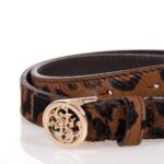 GUESS DOMITILLA ΓΥΝΑΙΚΕΙΑ ΖΩΝΗ ΔΕΡΜΑΤΙΝΗ ΤΑΜΠΑ