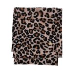 GUESS DOMITILLA SCARF ΓΥΝΑΙΚΕΙΟ ΜΑΥΡΟ-ΚΑΦΕ