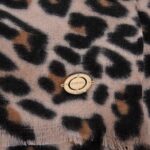 GUESS DOMITILLA SCARF ΓΥΝΑΙΚΕΙΟ ΜΑΥΡΟ-ΚΑΦΕ