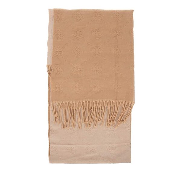 GUESS ACCESSORIES SCARF ΓΥΝΑΙΚΕΙΟ ΜΠΕΖ