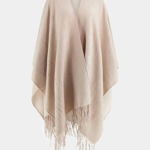 GUESS PONCHO ΓΥΝΑΙΚΕΙΟ ΛΕΥΚΟ