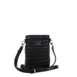 GUESS NADIRA ΓΥΝΑΙΚΕΙΟ ΤΣΑΝΤΑΚΙ CROSSBODY ΜΑΥΡΟ