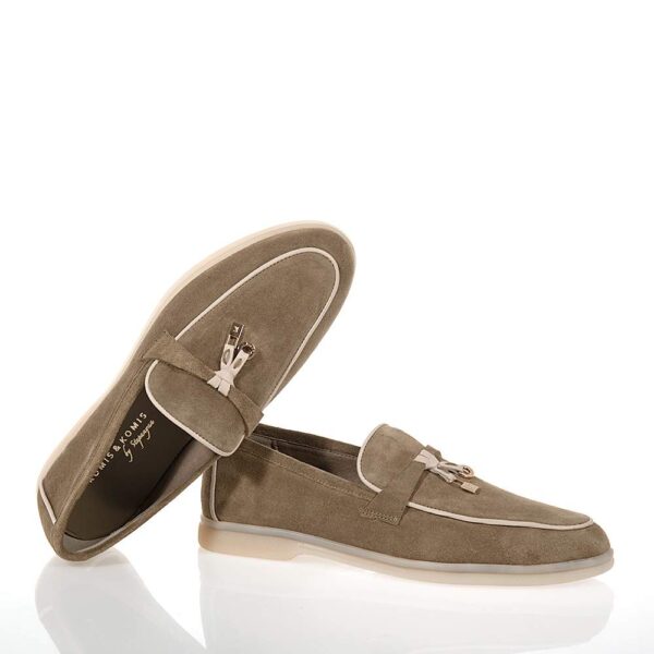 KOMIS AND KOMIS ΓΥΝΑΙΚΕΙΑ LOAFERS ΚΑΣΤΟΡΙ TAUPE