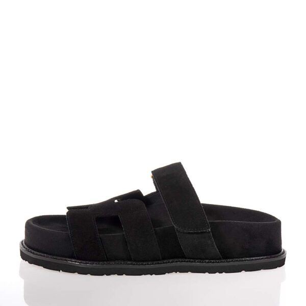 KOMIS AND KOMIS ΓΥΝΑΙΚΕΙΑ ΔΕΡΜΑΤΙΝΑ FLATFORMS ΜΑΥΡΑ